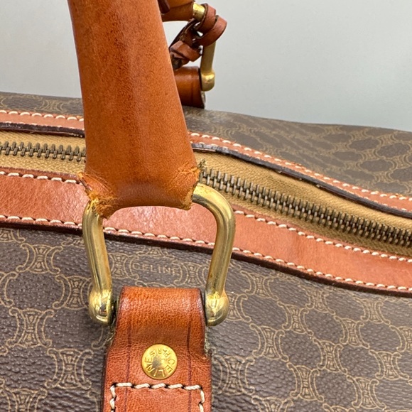 Vintage Celine Brown Duffel Bag with original lock & key - Picture 8 of 16